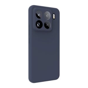 Back panel cover Evelatus Xiaomi 15 Pro Premium Magnetic Soft Touch Silicone Case Dark Blue