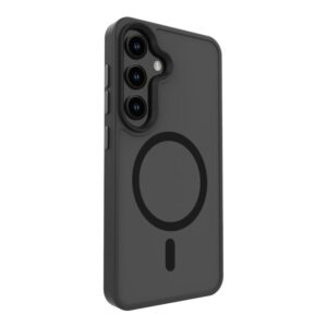 Aizmugurējais vāciņš Evelatus Samsung Galaxy S25 Hybird Case With Magnetic PC+TPU Black