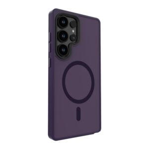 Aizmugurējais vāciņš Evelatus Samsung Galaxy S25 Ultra Hybird Case With Magnetic PC+TPU Purple