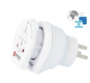 Adapteris Skross  Travel adapter CO W to ISR White