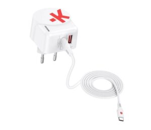 Adapteris Skross  USB Charger AC45PD + USB-C cable USB charger 45 W Indoors, Mains socket Max. output current 4.05 A USB 3.2 White