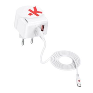 Adapteris Skross  USB Charger AC45PD + USB-C cable USB charger 45 W Indoors, Mains socket Max. output current 4.05 A USB 3.2 White
