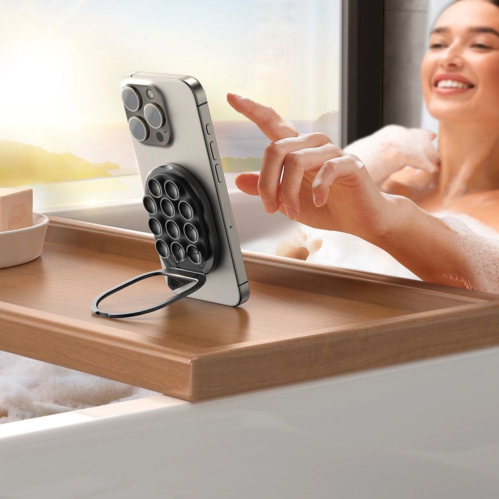 Auto holder Joyroom JR-ZS418 Smartphone Holder with Stand and Suction Cups with MagSafe - Black