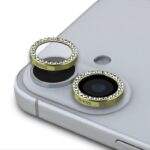 Protective glass Guess Apple iPhone 16/16 Plus Fixed Glliter Protective Lens Gold