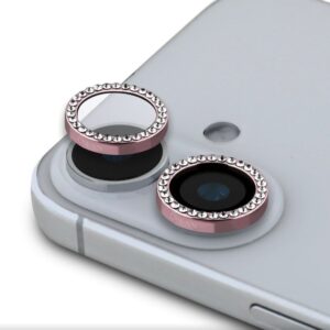 Kaitseklaasid Guess Apple iPhone 16/16 Plus Fixed Glliter Protective Lens Pink