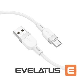 Kaabel Hoco  X109 Energy silicone charging data cable Type-C(L=1M) White