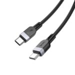 Кабель Hoco  X109 Energy 60W silicone charging data cable C to C(L=2M) Black