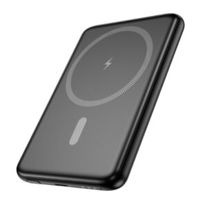 Väline aku Hoco  J140A Tony PD20W ultra-thin magnetic power bank(5000mAh) Black
