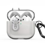 Headphone case Dux Ducis Apple AirPods 4 PECL Series PC+TPU Cover with Hook Grey