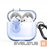 Maciņš austiņām Dux Ducis Apple AirPods 4 PECL Series PC+TPU Cover with Hook Blue