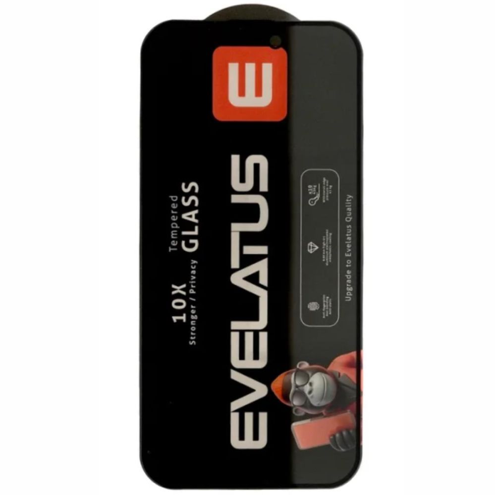 Protective glass Evelatus Samsung Galaxy S25 Privacy Corning Gorilla Glass Anti-Static 3D Full Cover 10X Stronger