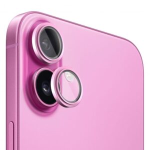 Защитное стекло Evelatus Apple iPhone 16 / 16 Plus Camera Lens Protector Armor Pink