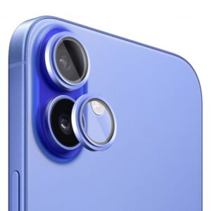 Apsauginiai stiklai Evelatus Apple iPhone 16 / 16 Plus Camera Lens Protector Armor Ultramarine