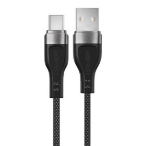 Kabelis Acefast  C11-04 USB-A - USB-C 3A Cable 1.2m Magnetic Braid Black
