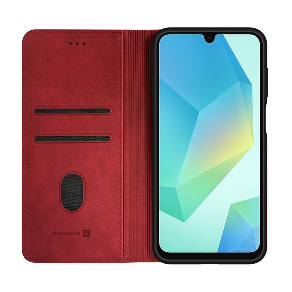 Book case Evelatus Samsung Galaxy A56 Book Case Folio Red