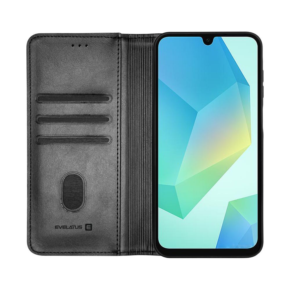 Book case Evelatus Samsung Galaxy A56 Book Case Folio Slim Black