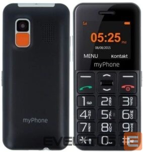 Mobilie telefoni MyPhone  Halo Easy Single SIM Black