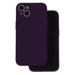 Back panel cover iLike Apple iPhone 12 / 12 Pro Silicon case Plum