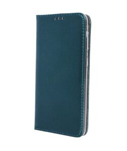 Knygos tipo dėklas dėklai iLike Samsung Galaxy A35 Smart Magnetic case Dark Green