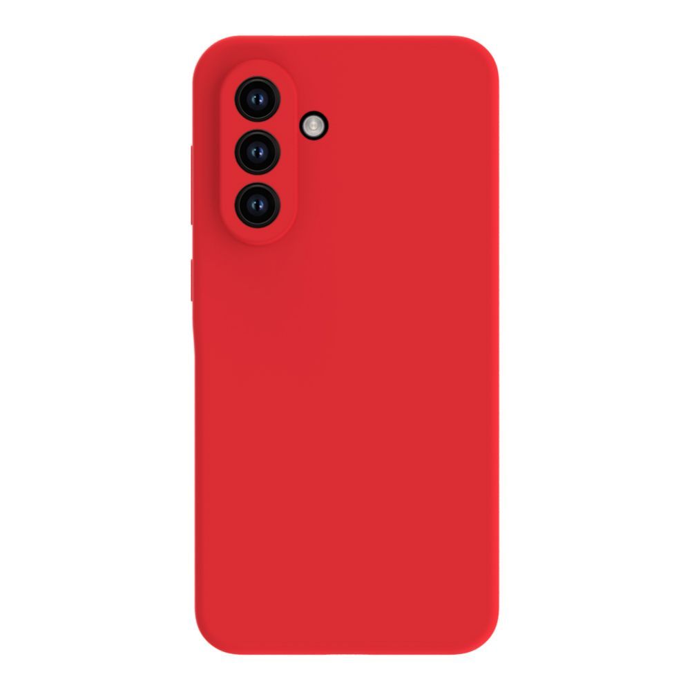 Back panel cover Evelatus Samsung Galaxy A56 Premium Magnetic Soft Touch Silicone Case Red