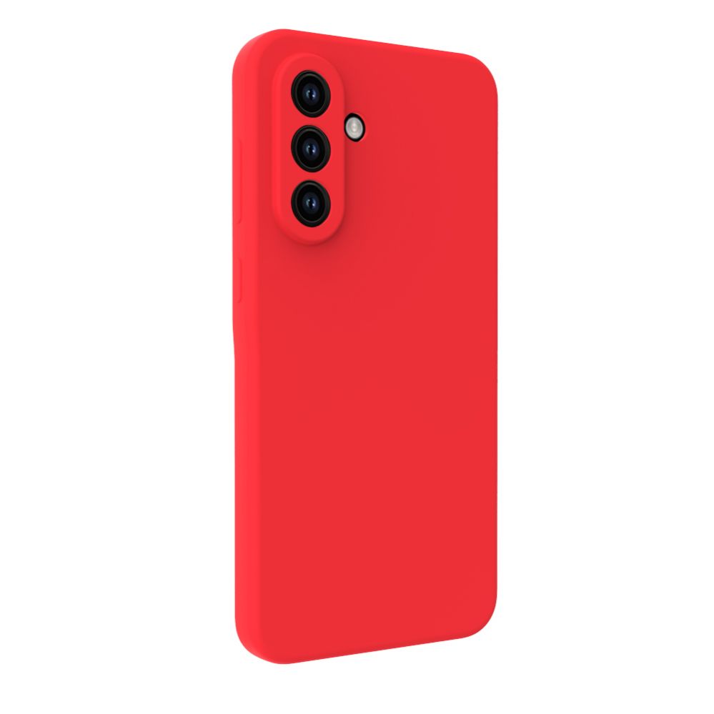 Back panel cover Evelatus Samsung Galaxy A56 Premium Magnetic Soft Touch Silicone Case Red