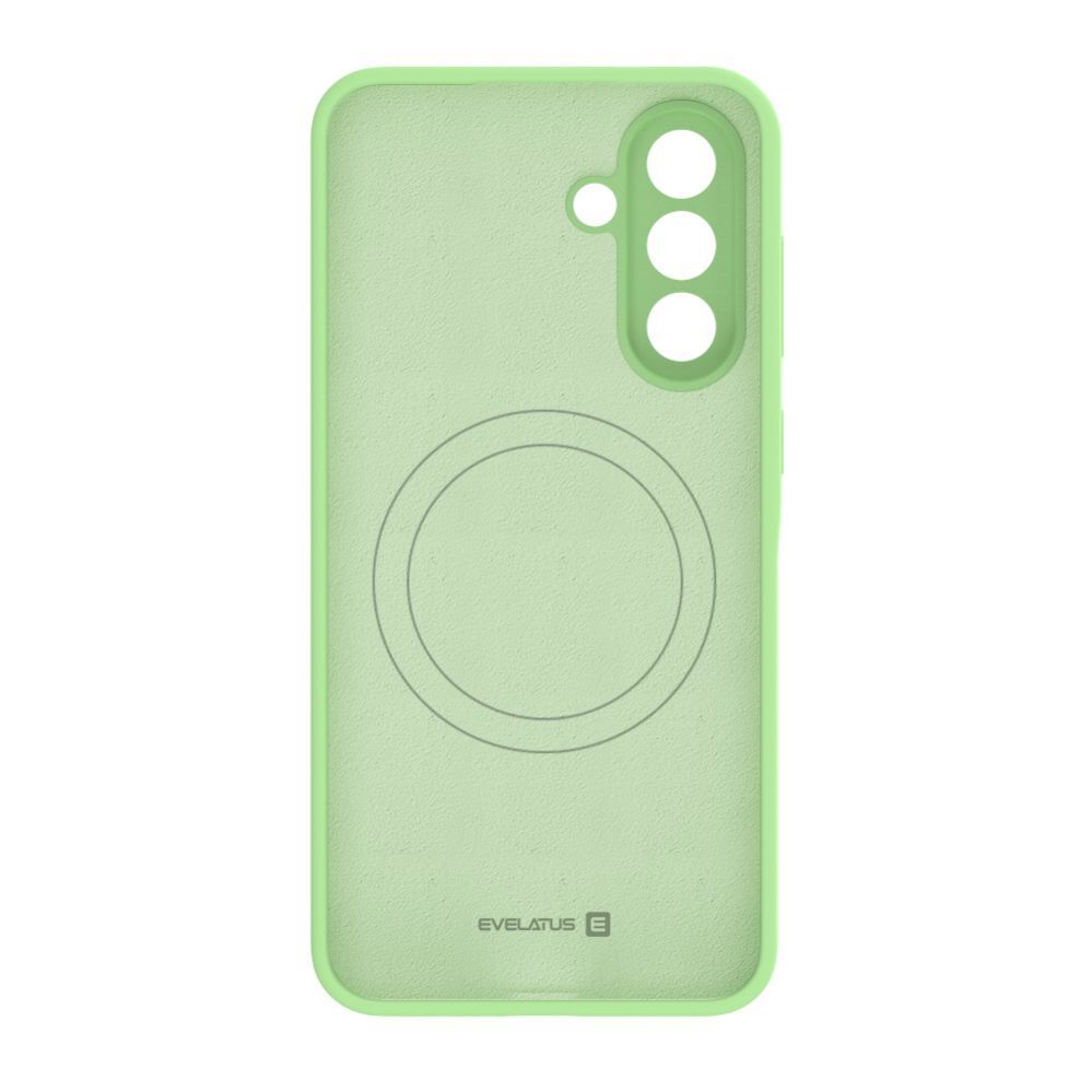 Back panel cover Evelatus Samsung Galaxy A56 Premium Magnetic Soft Touch Silicone Case Mint