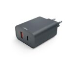 Адаптер Hama  Ecosential 45W PD USB-C USB-A Phone Charger Gray Black