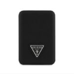 Внешний аккумулятор Guess  PU Grained Triangle Logo MagSafe Powerbank 5000mAh Black