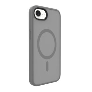 Back panel cover Evelatus Apple iPhone 16e Hybrid Case With MagSafe PC+TPU Silver