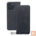 Book case iLike Samsung Galaxy S25 Smart Suede Book Case Black