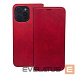 Kaaned - kaaned iLike Samsung Galaxy S25 Smart Suede Book case Red