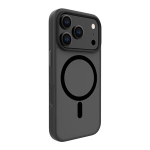 Aizmugurējais vāciņš Evelatus Apple iPhone 17 Pro Hybird Case With MagSafe PC+TPU Black