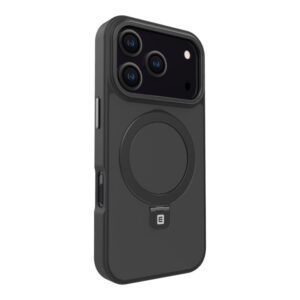 Nugarėlės dėklai Evelatus Apple iPhone 17 Pro Shield Case With MagSafe & Stand Matte Black