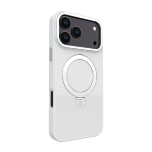 Back panel cover Evelatus Apple iPhone 17 Pro Max Shield Case With MagSafe & Stand Matte Silver