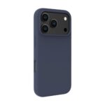 Back panel cover Evelatus Apple iPhone 17 Pro Premium Magsafe Soft Touch Silicone Case Midnight Blue