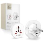 Adapteris Tech-Protect Universal WL-09 UNIVERSAL TRAVEL ADAPTER FROM EU WHITE White