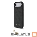 Back panel cover Guess Apple iPhone Air Tone on Tone  4G Charm Case Gray