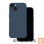 Back panel cover iLike Apple iPhone 17 Air Silicone case Dark Blue
