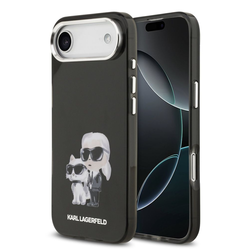 Tagakaaned Karl Lagerfeld Apple iPhone Air Silicone case IML Aquarelle K&C Logo Black