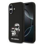 Tagakaaned Karl Lagerfeld Apple iPhone 17 Liquid Silicone K&CH Sketch MagSafe Case Black