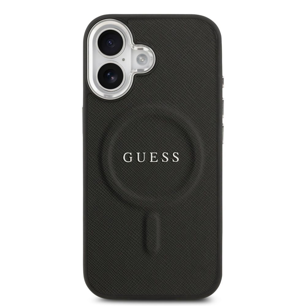 Tagakaaned Guess Apple iPhone 17 PU Saffiano MagSafe Case Black