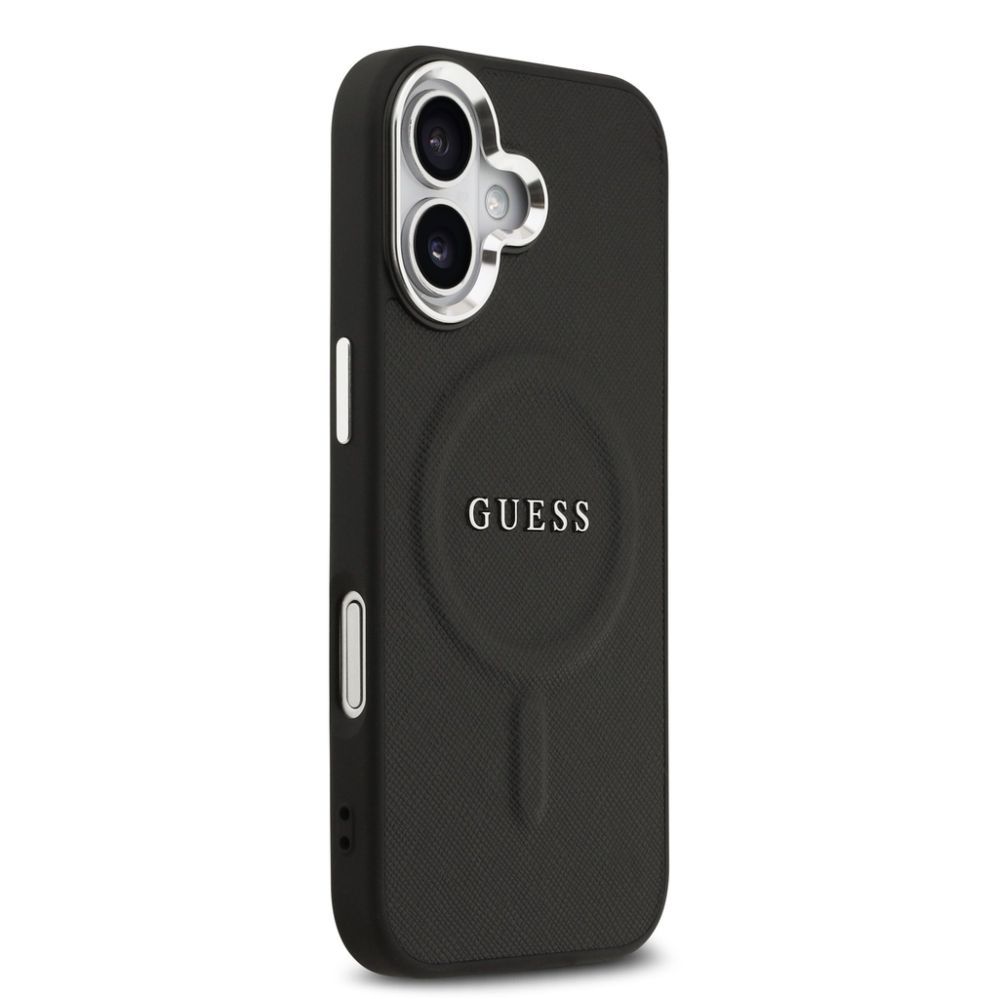 Tagakaaned Guess Apple iPhone 17 PU Saffiano MagSafe Case Black