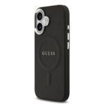 Nugarėlės dėklai Guess Apple iPhone 17 PU Saffiano MagSafe Case Black