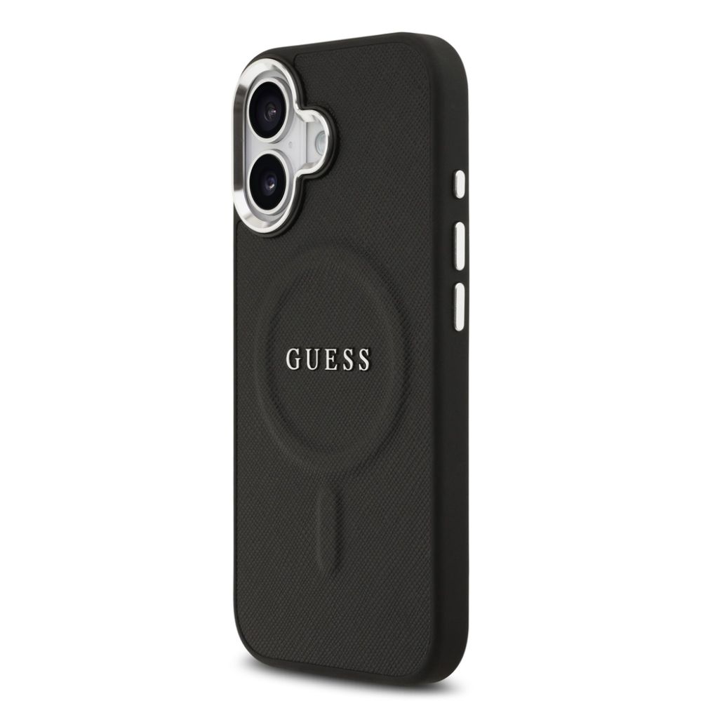 Tagakaaned Guess Apple iPhone 17 PU Saffiano MagSafe Case Black