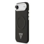 Чехол на заднюю панель Guess Apple iPhone Air PU Leather Triangle Logo MagSafe Case Black