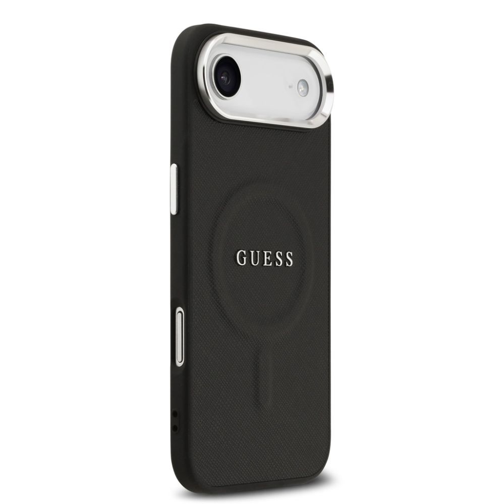 Tagakaaned Guess Apple iPhone Air PU Saffiano MagSafe Case Black