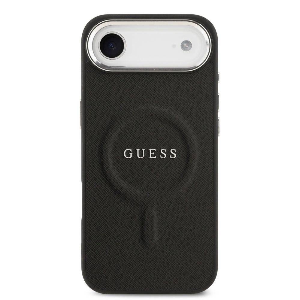 Tagakaaned Guess Apple iPhone Air PU Saffiano MagSafe Case Black