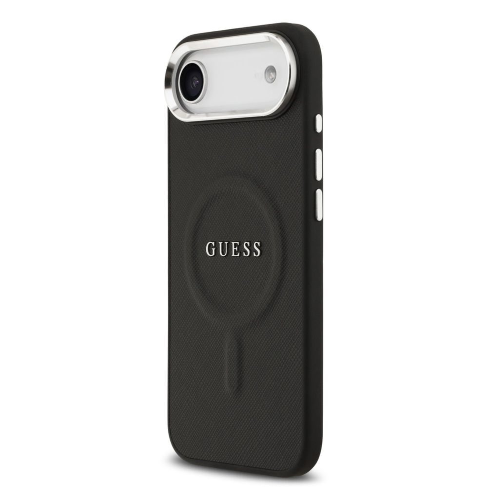 Tagakaaned Guess Apple iPhone Air PU Saffiano MagSafe Case Black