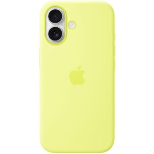 Aizmugurējais vāciņš Apple - iPhone 17 Silicone Case with MagSafe - Neon Yellow Yellow