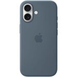 Чехол на заднюю панель Apple  iPhone 17 Silicone Case with MagSafe - Anchor Blue Blue